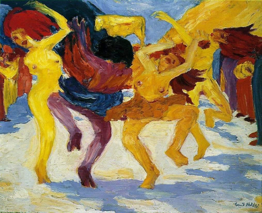 Emil Nolde « Danse autour du veau d’or » (1909)
