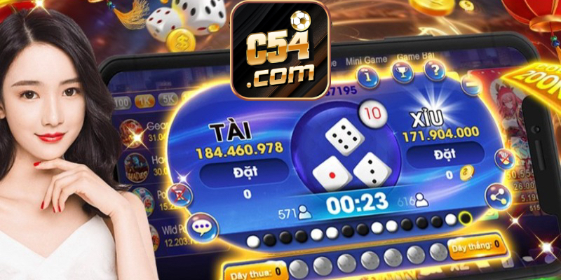 Tài xỉu của c54 là một trong các game tài xỉu thần tốc uy tín