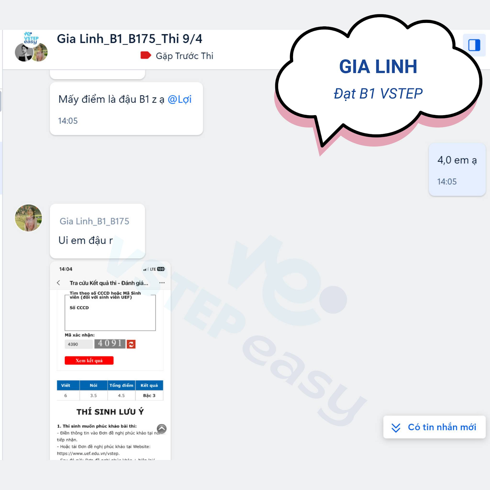 Học viên trung tâm VSTEP EASY thi tại trường Đại học Kinh tế - Tài chính TP.HCM