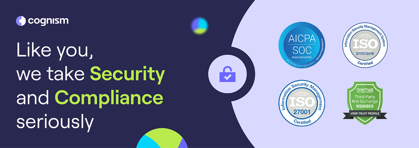 Cognism takes security and compliance seriously - find out how.