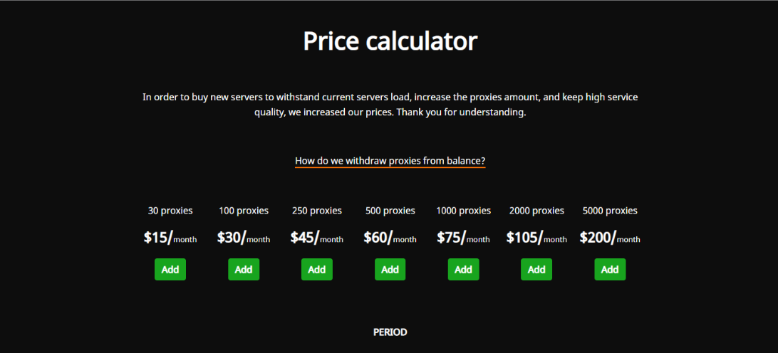 lista de precios SocksEscort