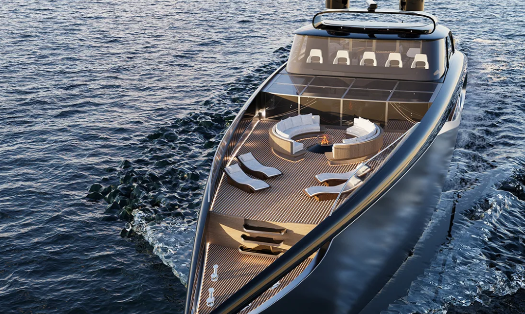 superyachts in high seas