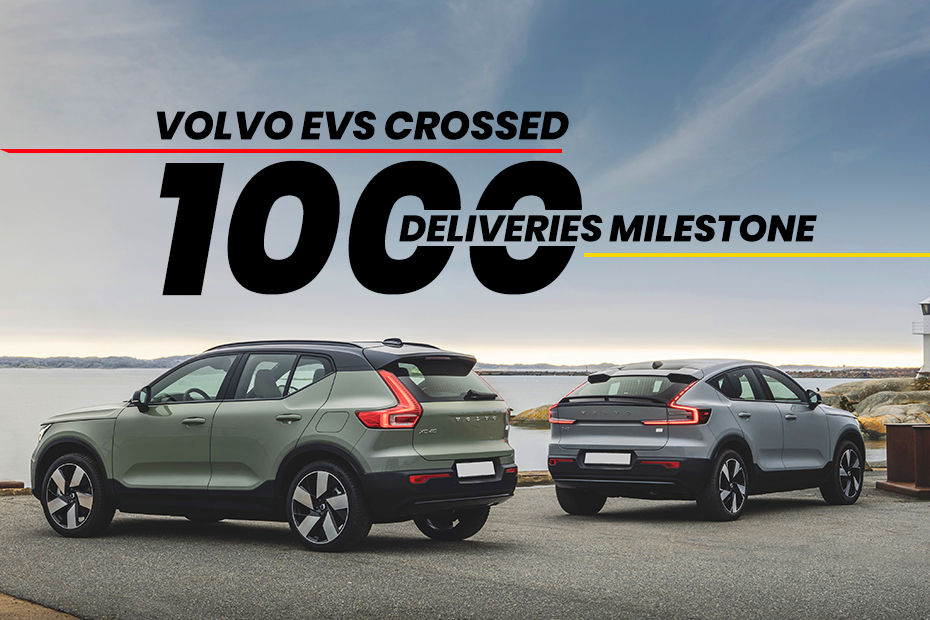 Volvo Crosses 1,000 EVs Sales In India