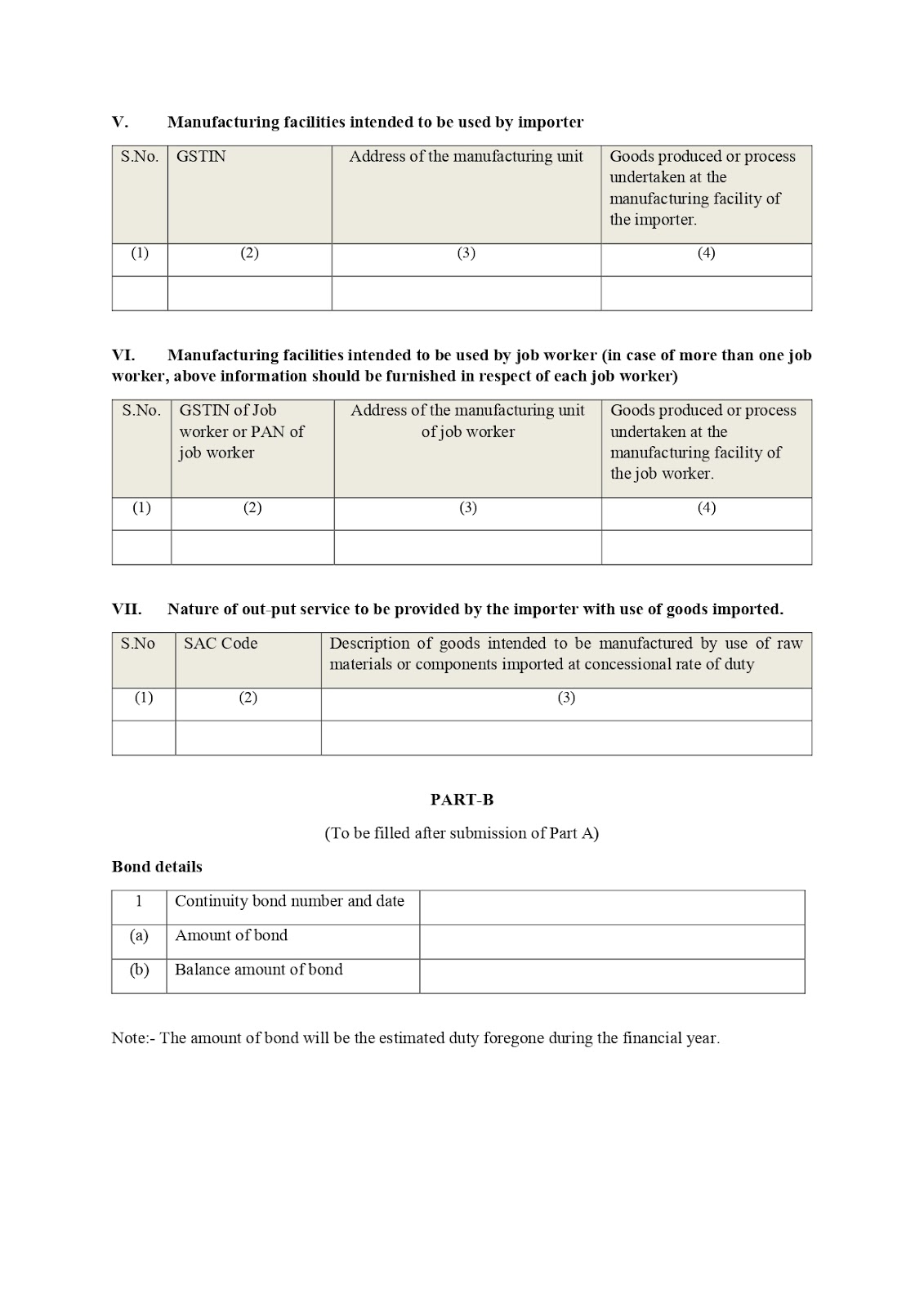 Image displaying Form IGCR-1 Rules