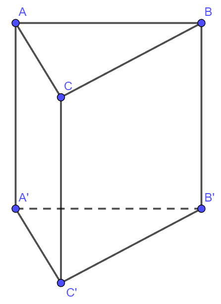 A drawing of a triangle with lines and dots

Description automatically generated