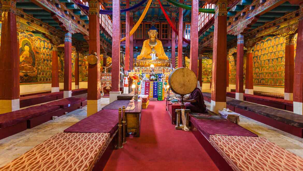 Interior of Hemis Monastery - Buddhist Monastic Architecture in Ladakh: Gompas and Stupas - image 5