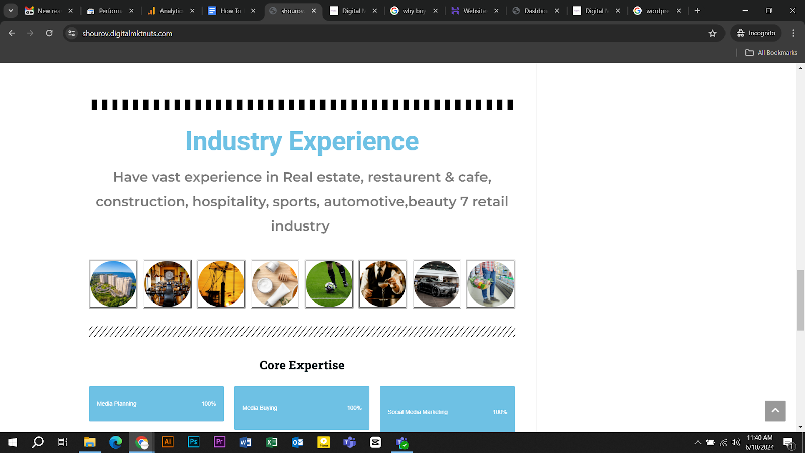 industry experience