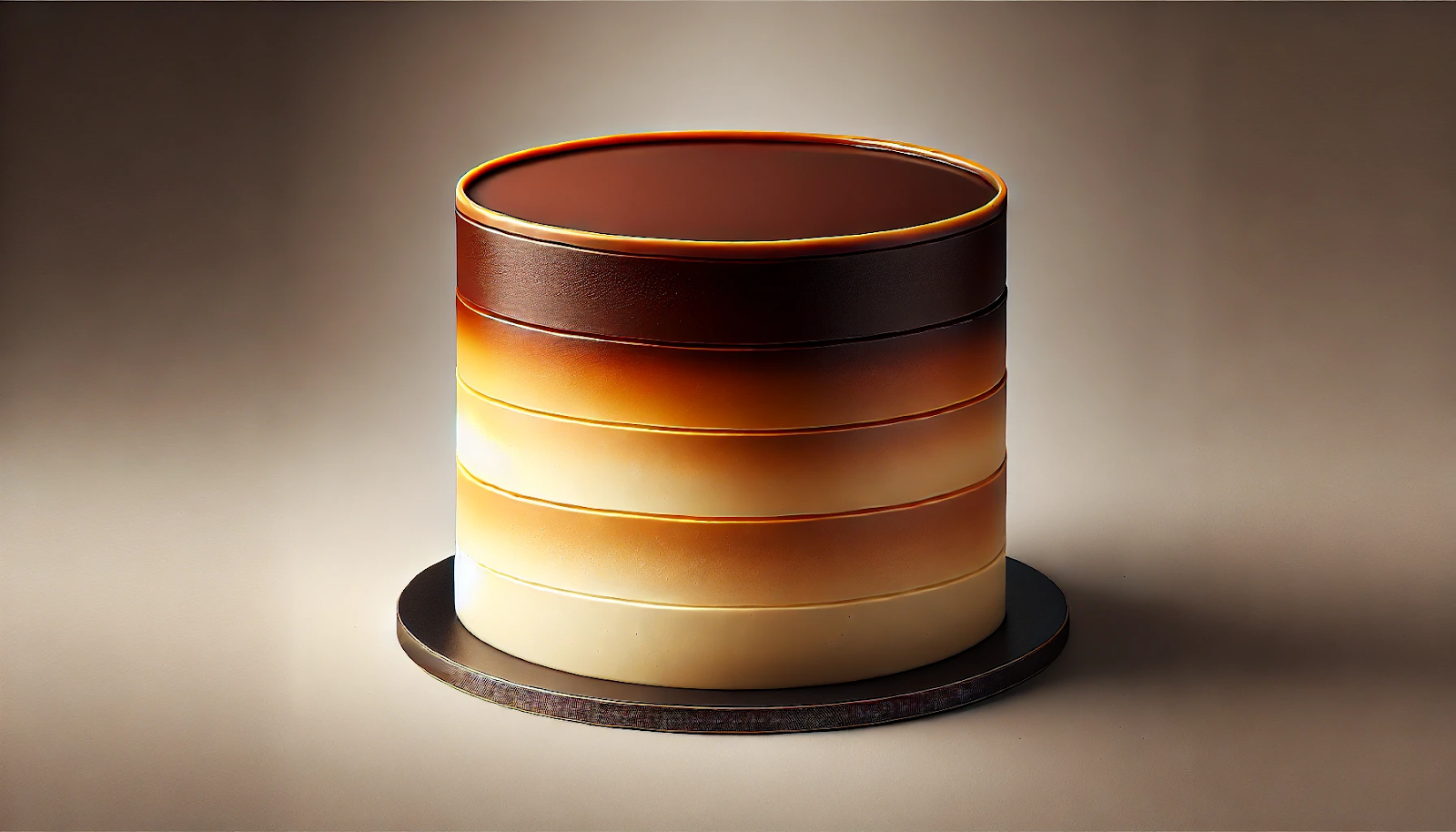 Chocolate & Caramel Ombre Cake