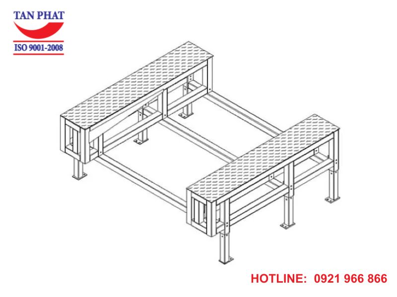 Bản vẽ dock leveler loại không hố