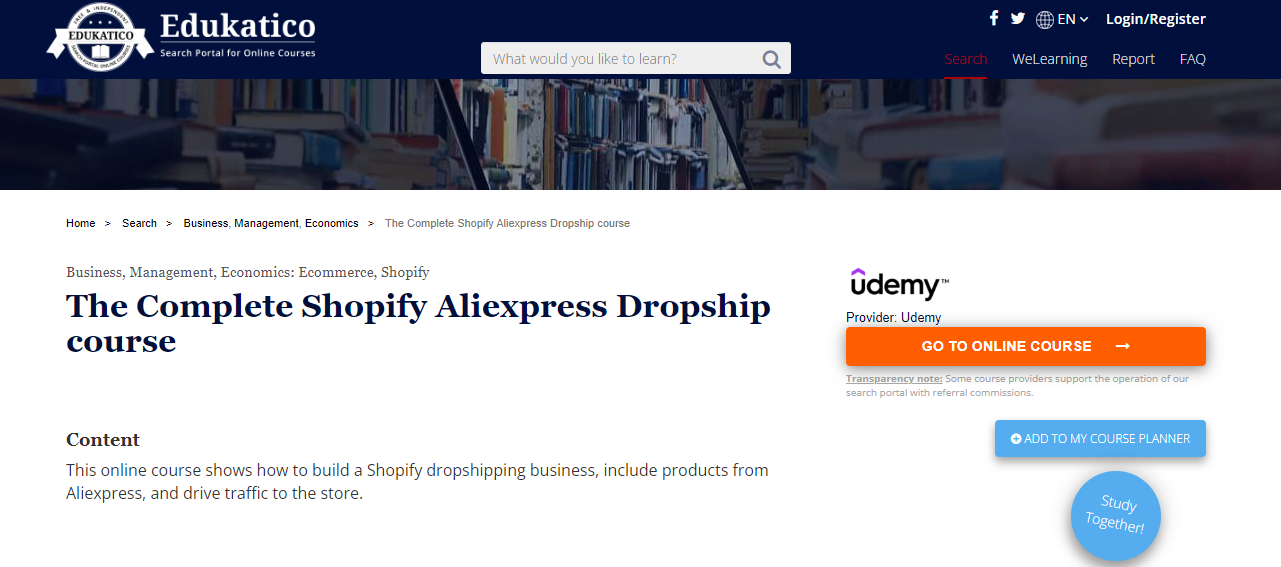 dropshipping by Tim Sharp