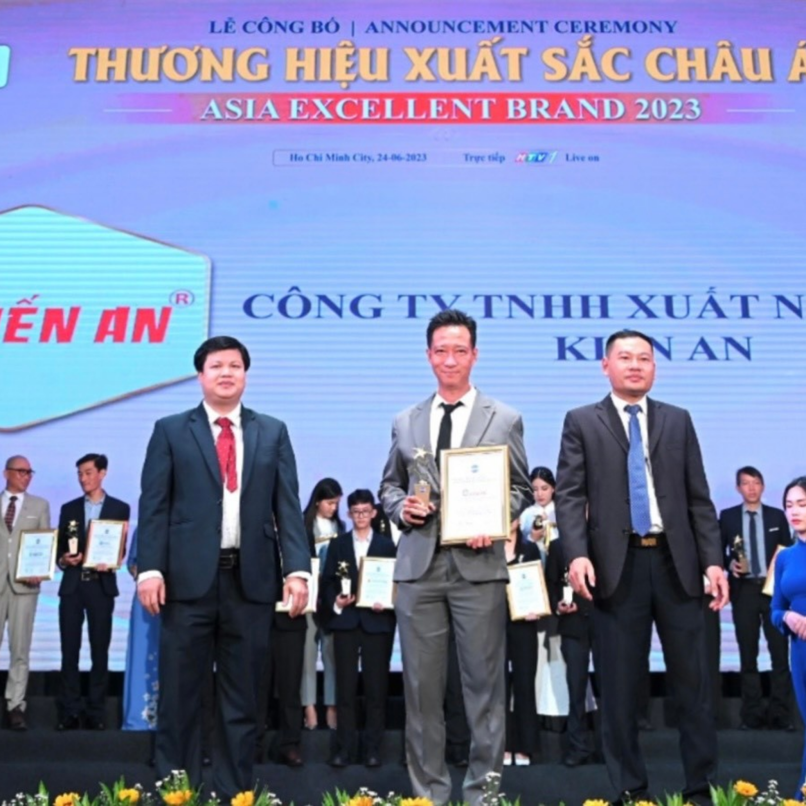 Inox Kiến An nhận giải thưởng thương hiệu xuất sắc Châu Á 2023