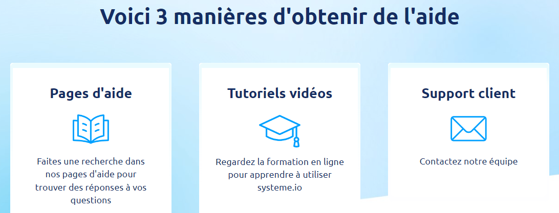 Système.io: Support Clients