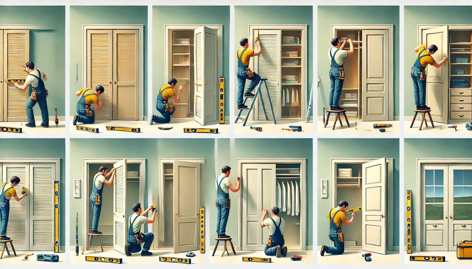 Step-by-Step Guide on How to Replace Closet Door Systems