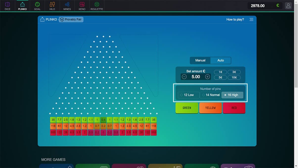 plinko game demo