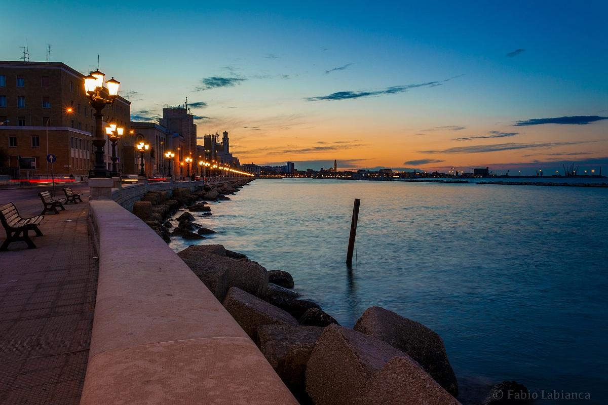 Tramonto dal lungomare di Bari | JuzaPhoto