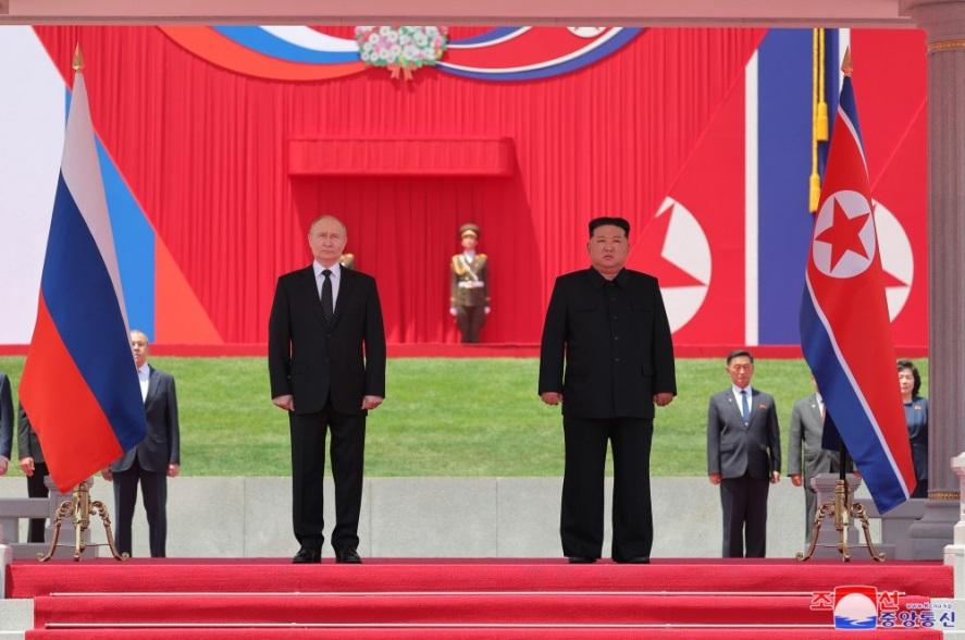 Historic Event Demonstrating Friendship, Unity and Genuine Relations of Comrades-in-Arms between Peoples of DPRK and Russia