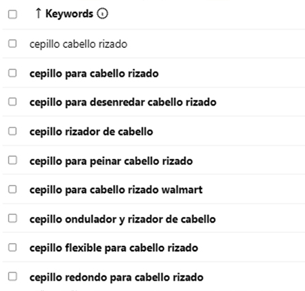 Keyword tool palabras clave 