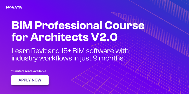 BIM Professional Course for architects and civil engineers by Novatr