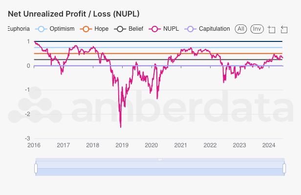 Amberlens ETH net unrealized profit / loss