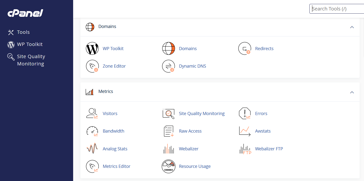 Zone editor location in cPanel