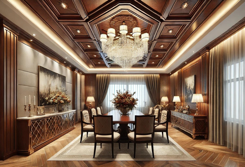 Luxury Dining Room Ceiling Design