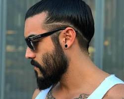 Image of Low Undercut Men Long Hair