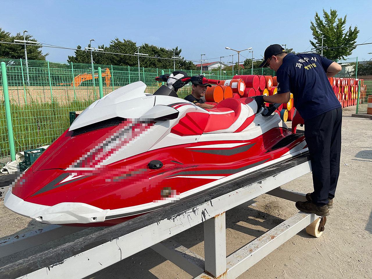 ȨƽԼʻˮĦͧɺٹƬɺӷ20238ʴAFP PHOTO / KOREA COAST GUARD