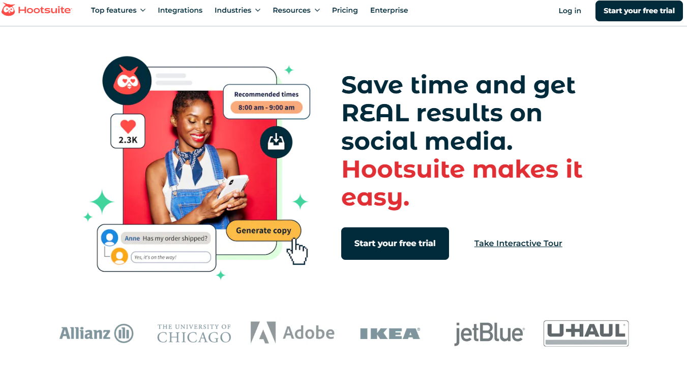 Hootsuite: Save time and get REAL results on social media