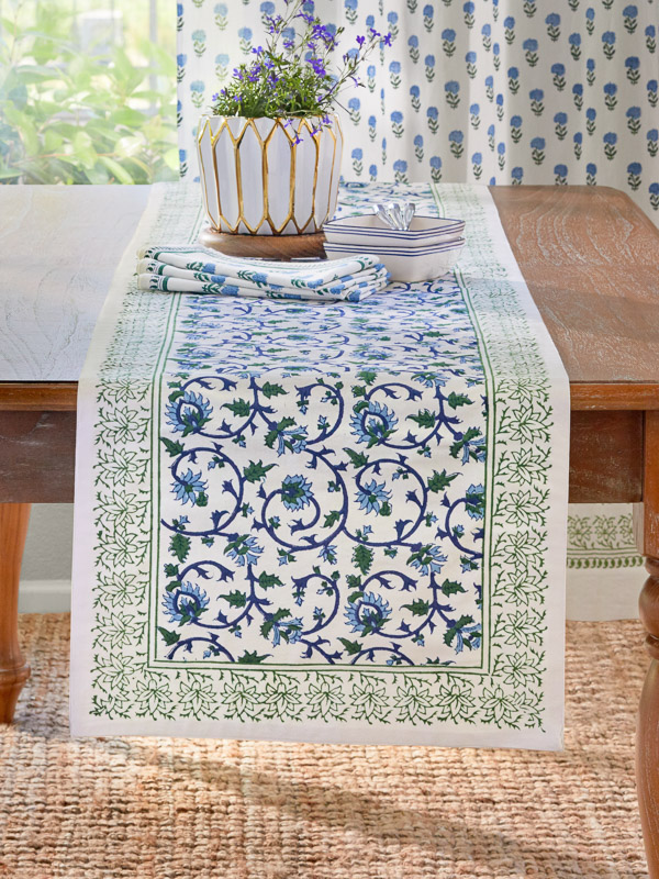 Saffron Marigold Table Runner