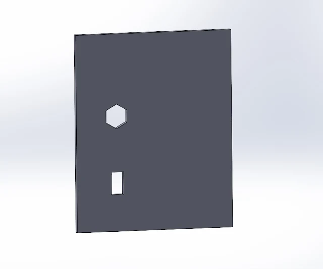 Hole wizard for non-circular fasteners in Solidworks