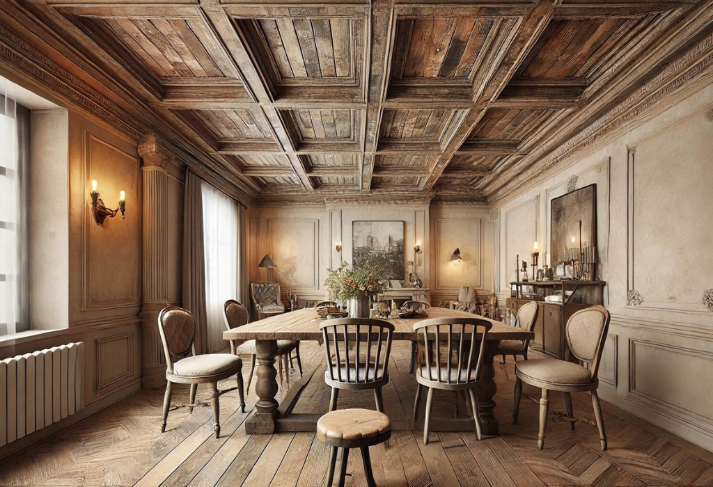 Vintage Dining Ceiling Design