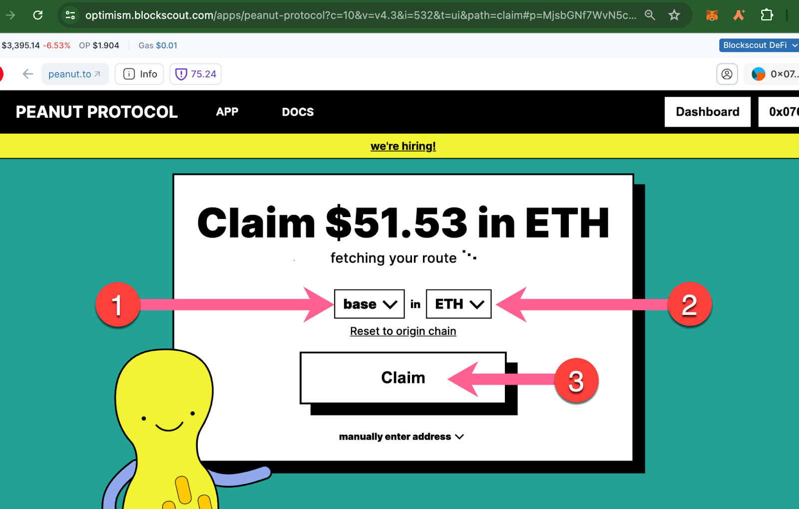 Chain, token and claim