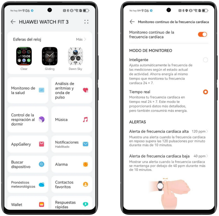 funciones huawei watch fit