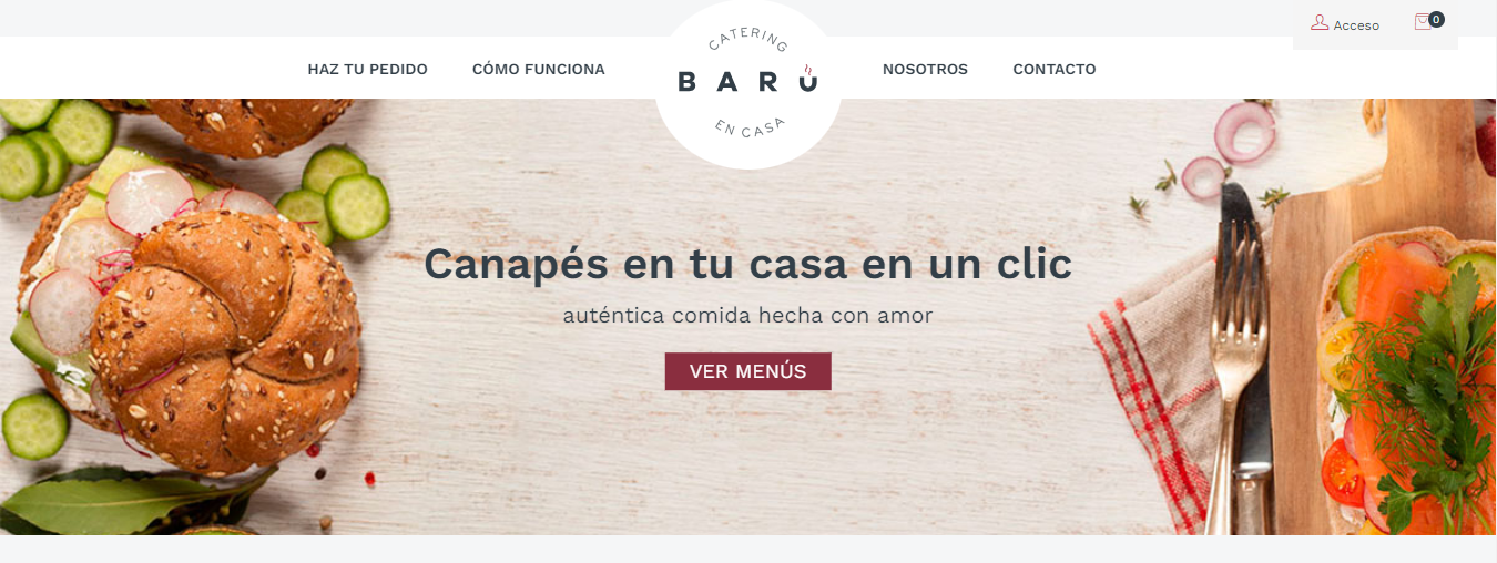 Catering para eventos en España con degustaciones previas al evento.
