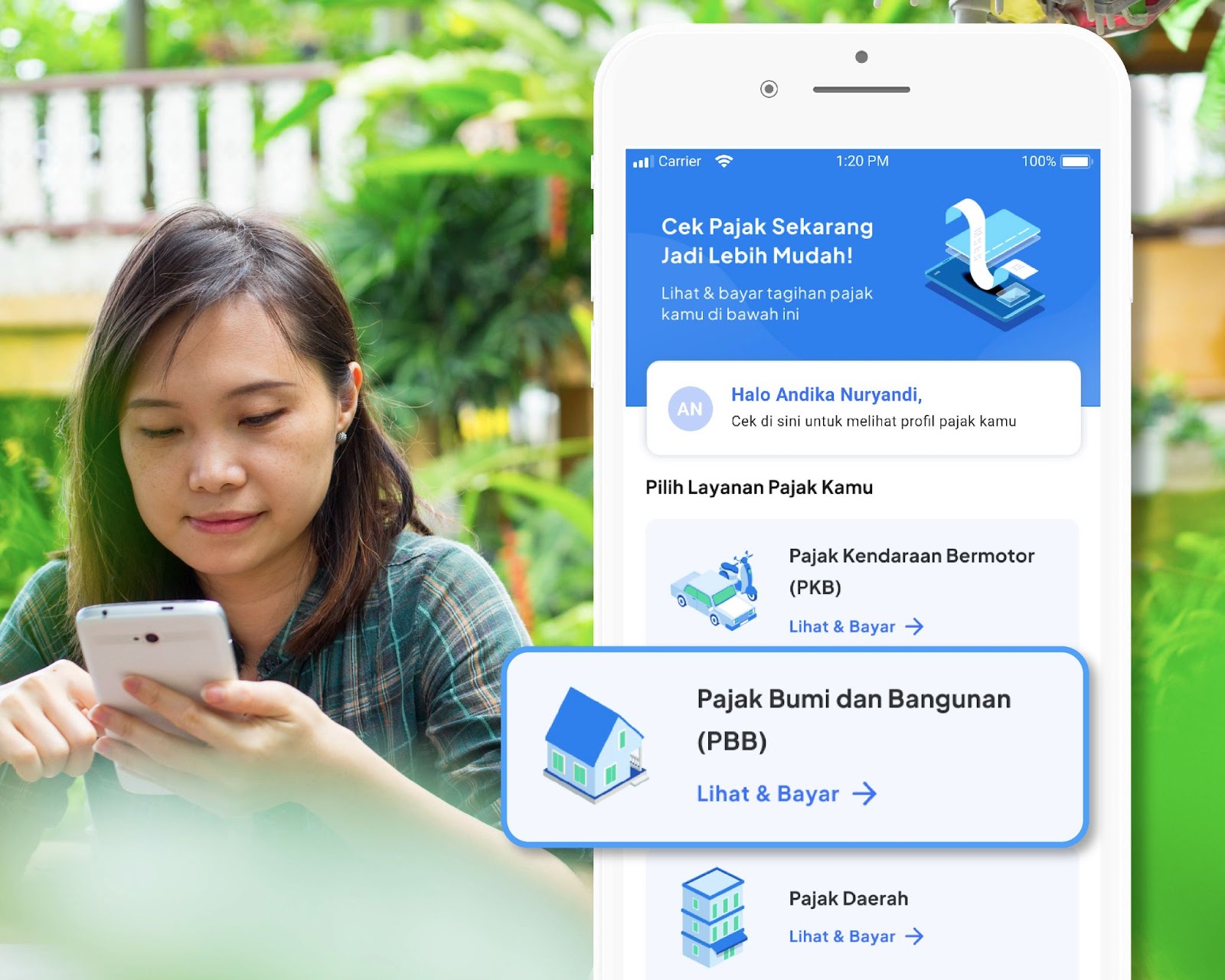 Paying PBB in Jakarta. Source: Jakarta Smart City