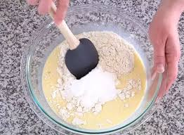 Mix the all-purpose flour and baking powder