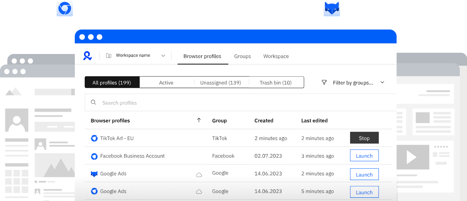 multilogin dashboard