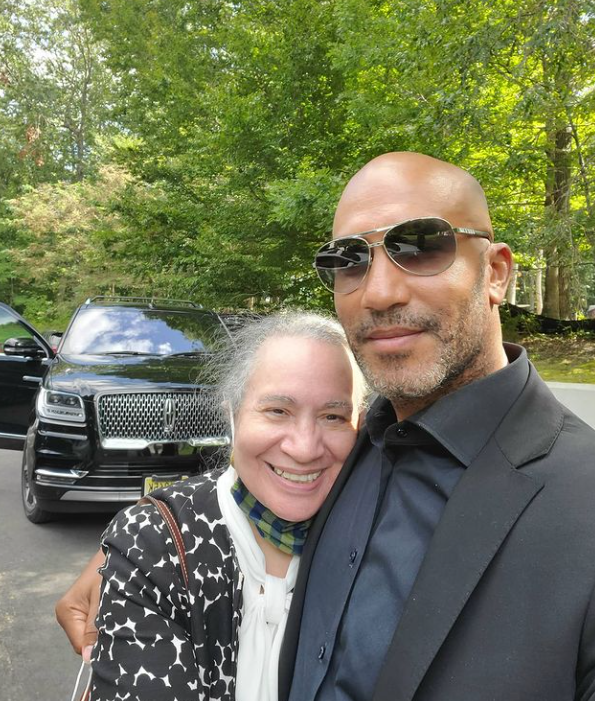 Bill perkins with his mother