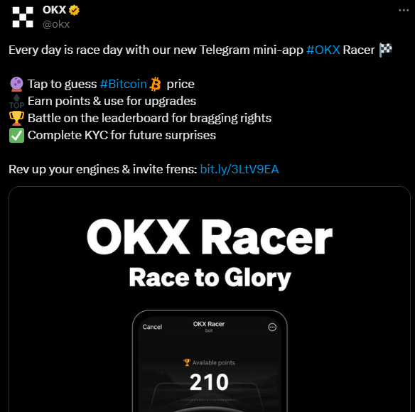 Launch of OKX Racer