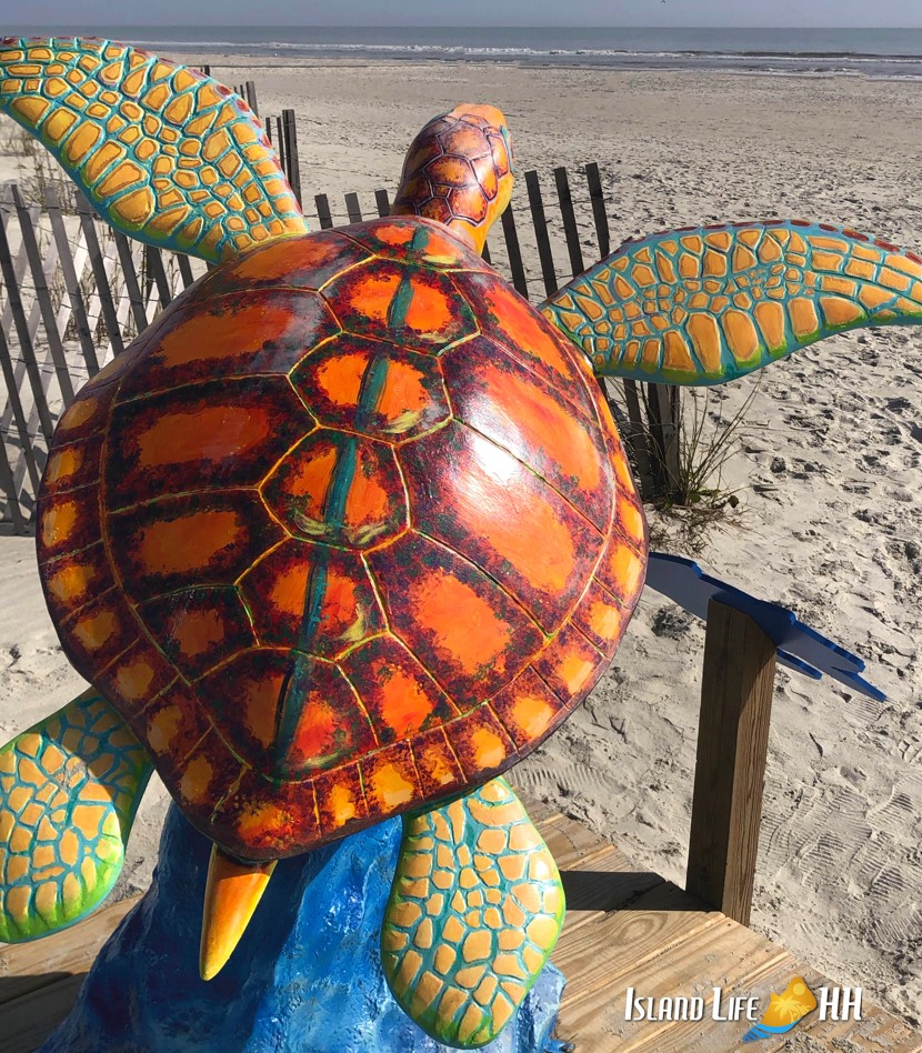 Myrtle The Turtle Sculpture on Hilton Head Island