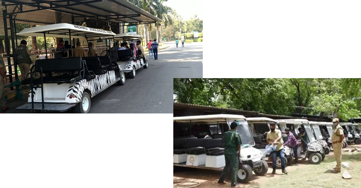 Nehru Zoological Park vehicles