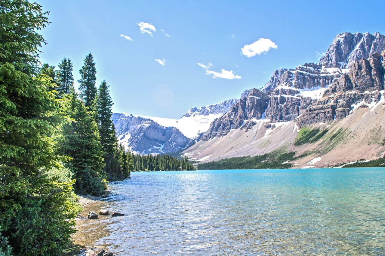 a river in the mountains