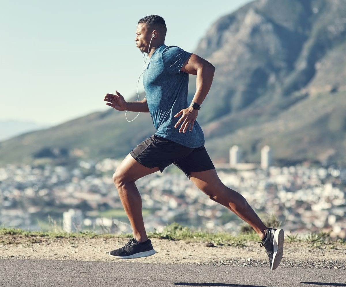 Running exercise for losing extra body fat