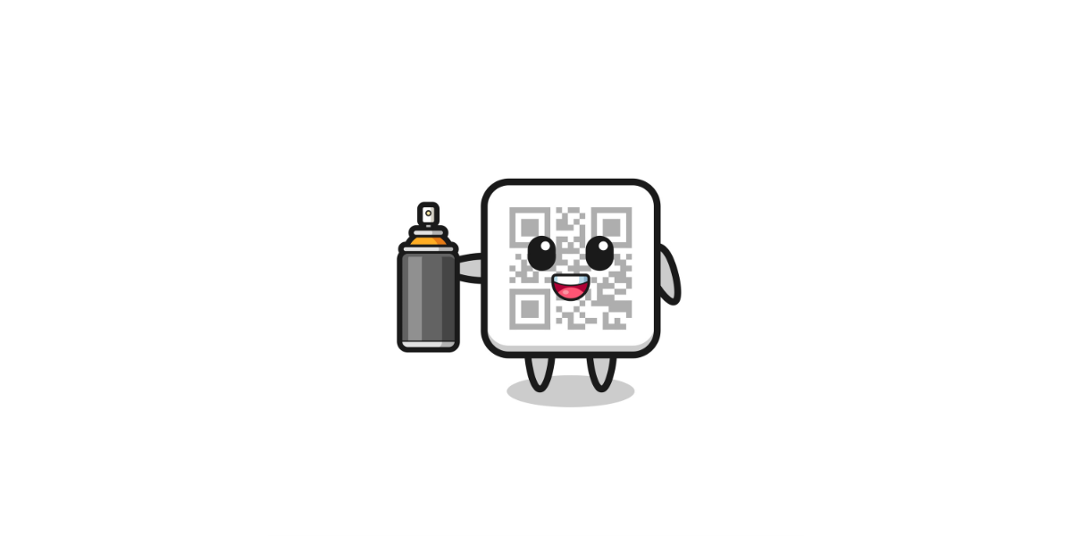 An animated icon with a QR Code on it.