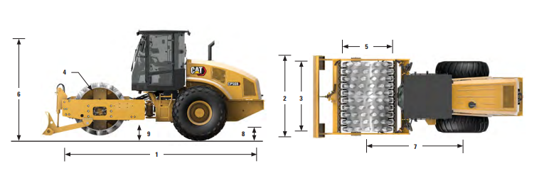 Catálogo Compactador Vibratório de Solo CP 56B Caterpillar
