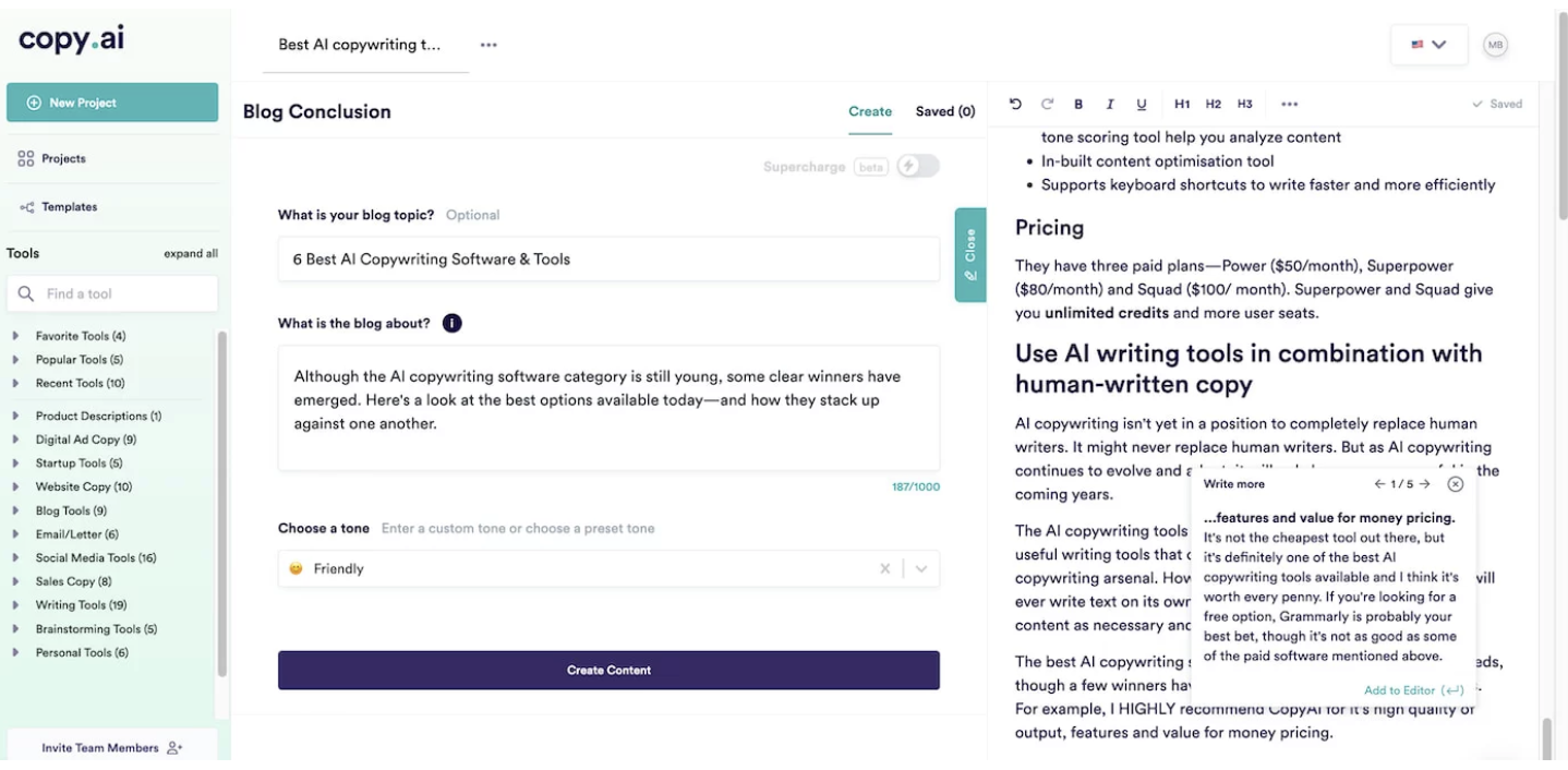 The 12 Best AI Writing Tools (And How They're Different)