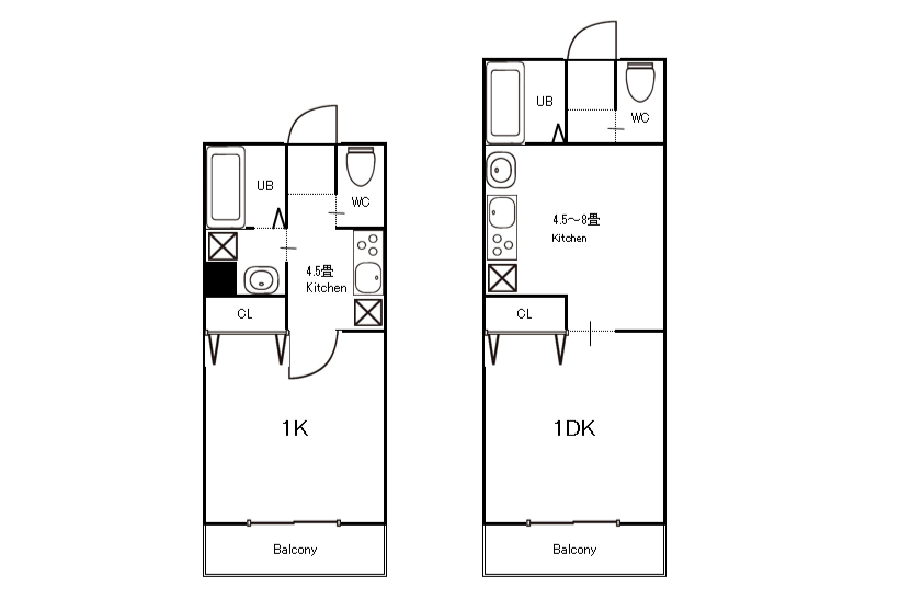 A floor plan of a house