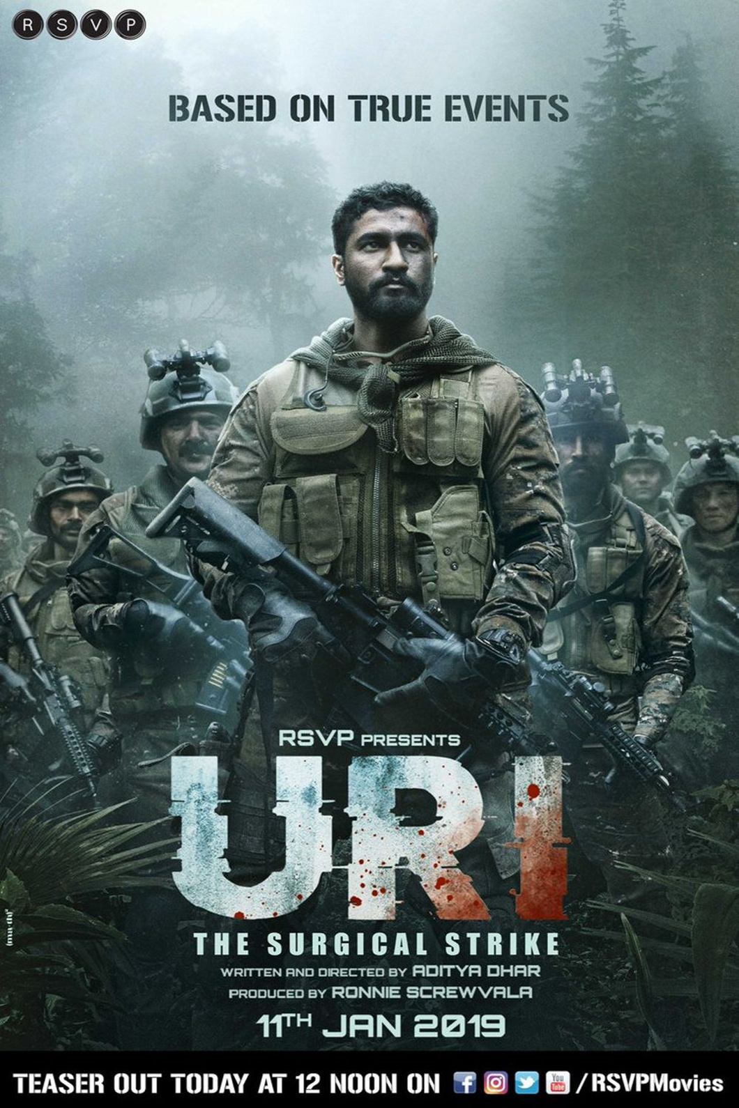 Uri: The Surgical Strike- Hindi adventure movies list