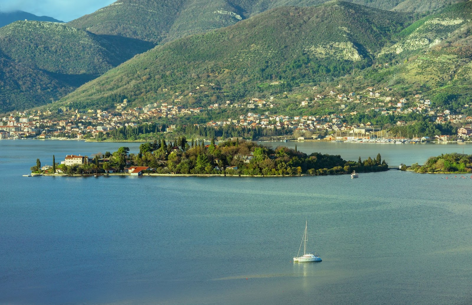 Island of Flowers or St. Michael the Archangel island in the municipality of Tivat