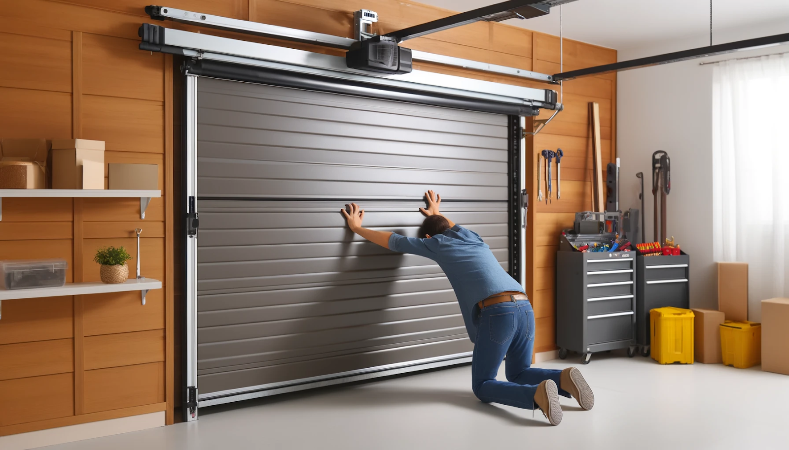how to tighten garage door springs